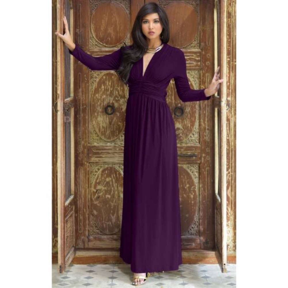 KOH KOH Vintage Inspired Dress Grown